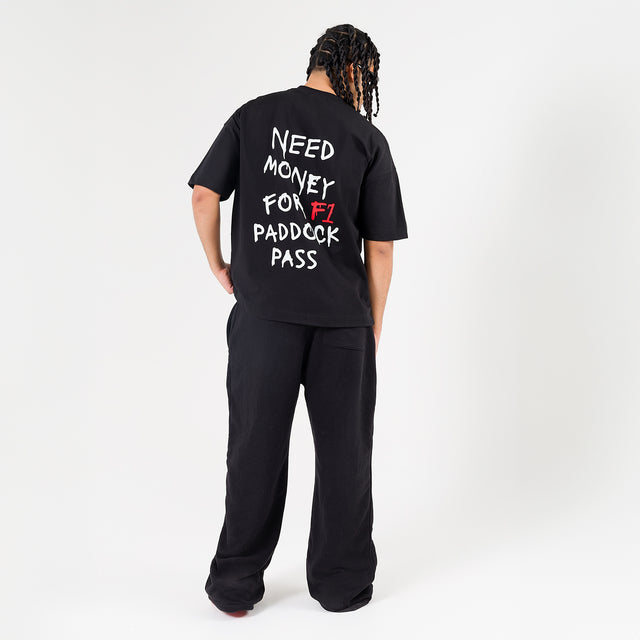 تي شيرت "أريد فلوس" تشابتر أسود