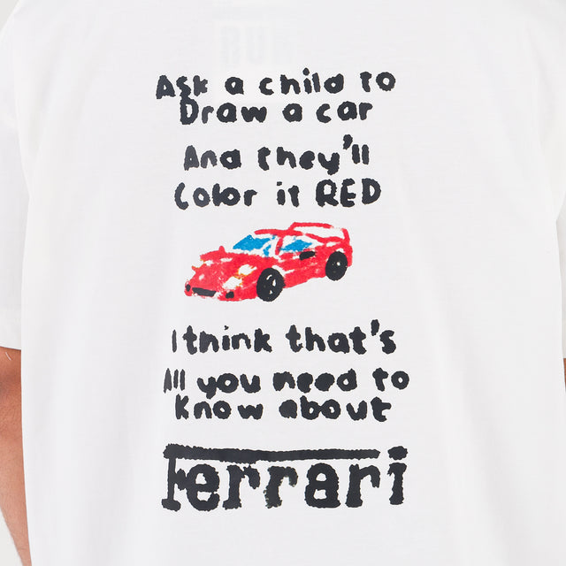 تشابتر تي شيرت فيراري كريمي