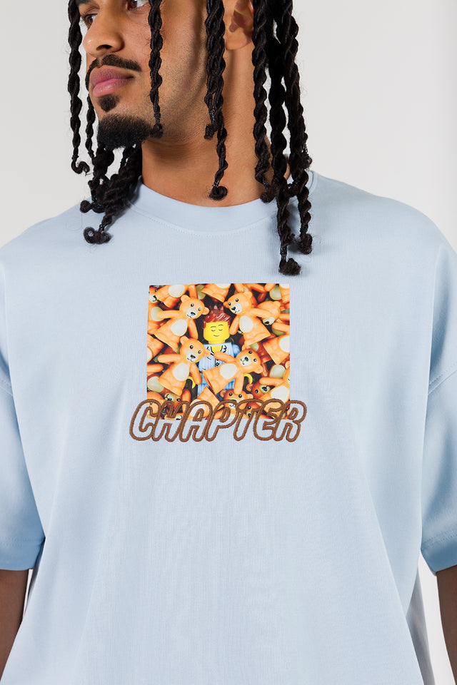 تي شيرت ليغو أزرق من تشابتر