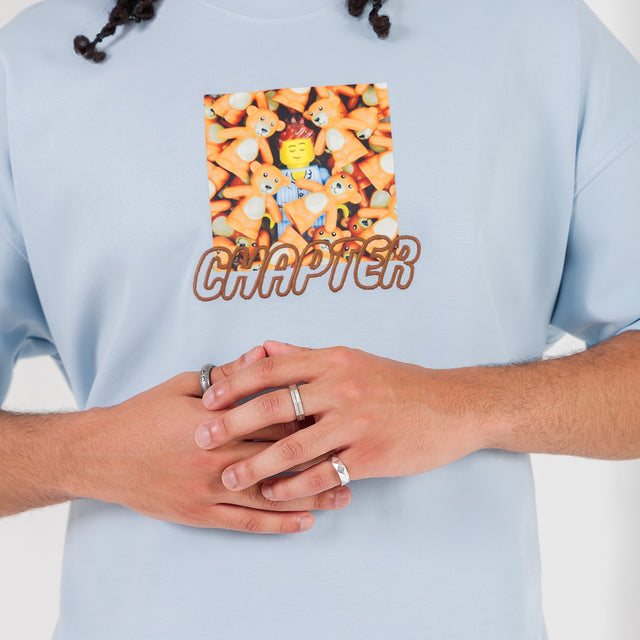 تي شيرت ليغو أزرق من تشابتر