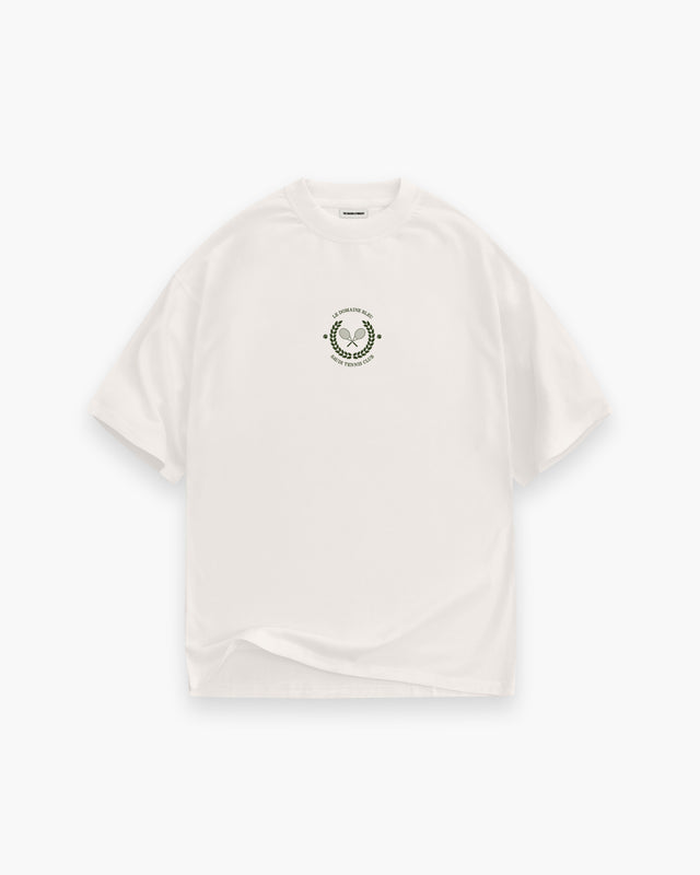 تيشيرت نادي التنس السعودي كريمي