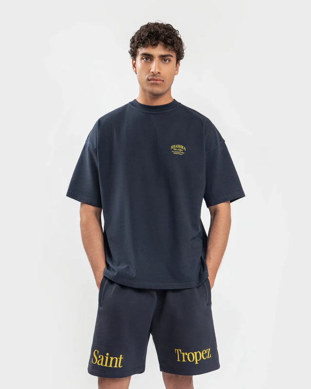 Shashka Navy Summers in Saint Tropez T-shirt