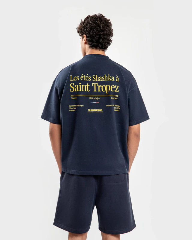 Shashka Navy Summers in Saint Tropez T-shirt
