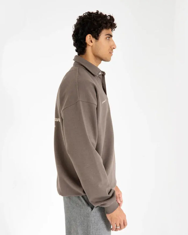 Taupe Pardon My French Sweater Shashka