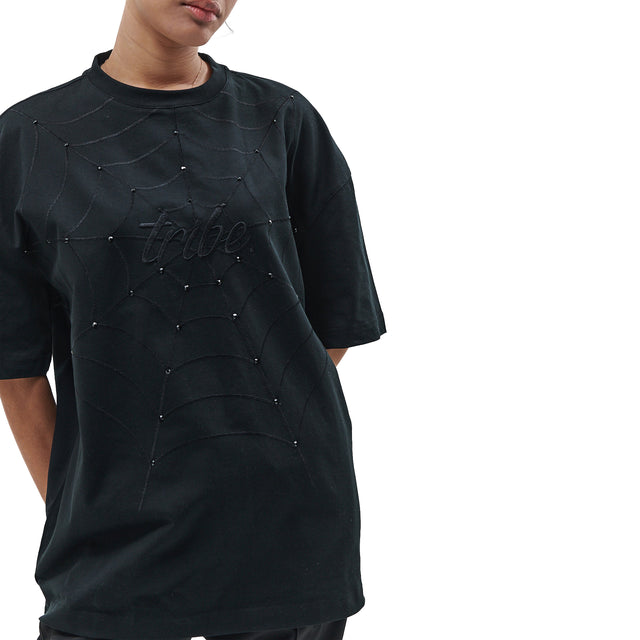 Black Spider Logo T-shirt
