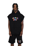 ULTRA BAD Sleeveless Hoodie Black badcompany12