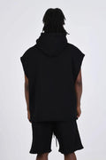 ULTRA BAD Sleeveless Hoodie Black badcompany12