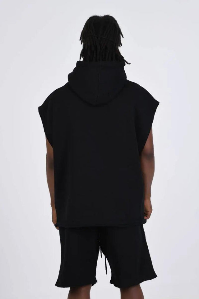 ULTRA BAD Sleeveless Hoodie Black badcompany12