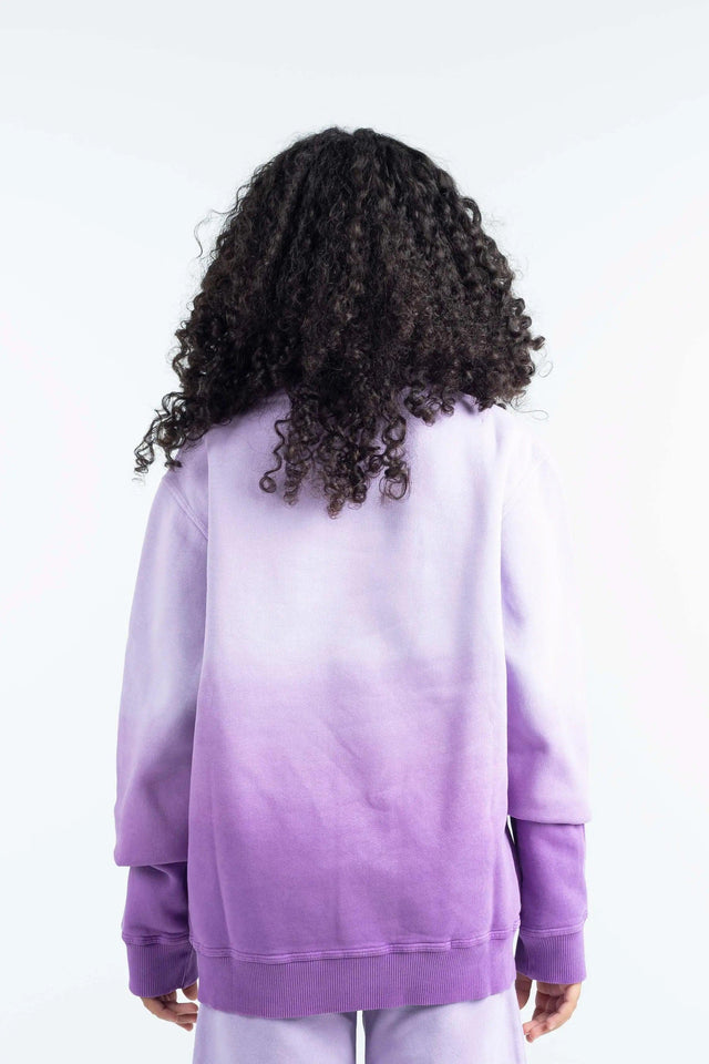 PURPLE BAD GRADIENT SWEATSHIRT – KIDS badcompany12