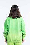 GREEN BAD GRADIENT SWEATSHIRT badcompany12