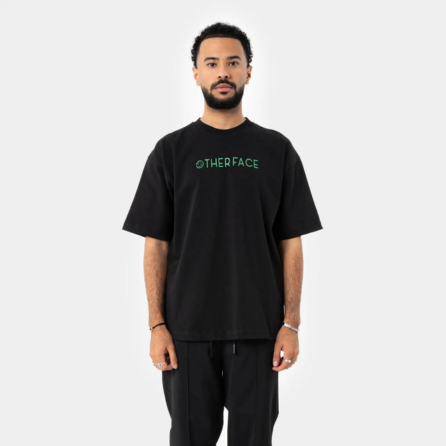 Black Go Outside T-shirt Other Face