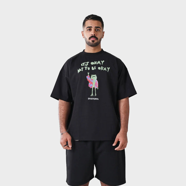 Black Its Ok Not To Be Okay T-shirt Dystopia