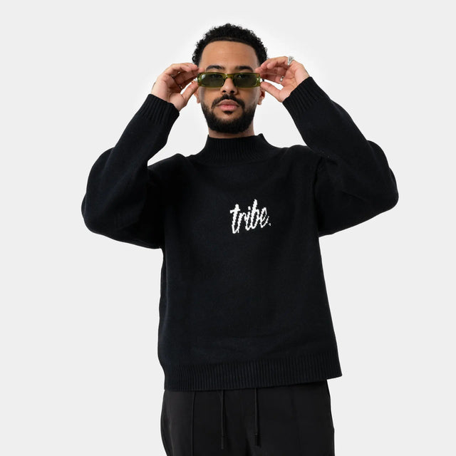 Black Logo Sweater Tribe