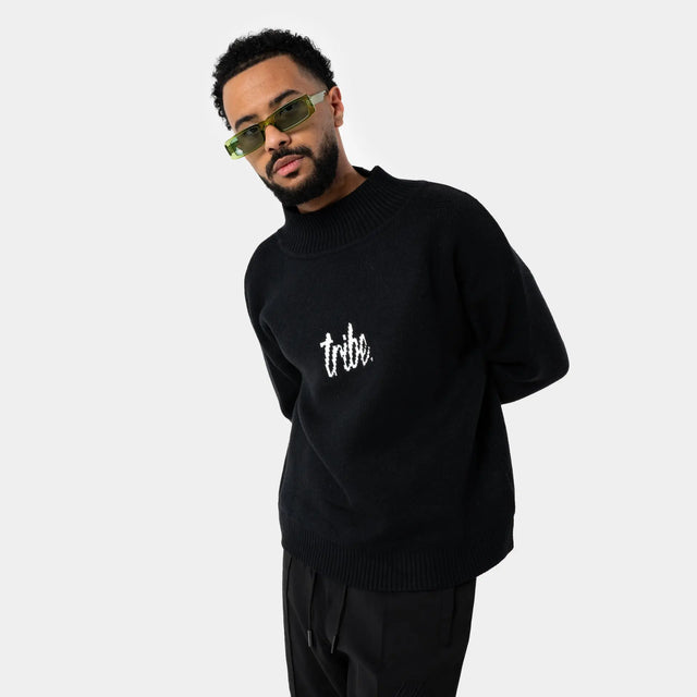 Black Logo Sweater Tribe