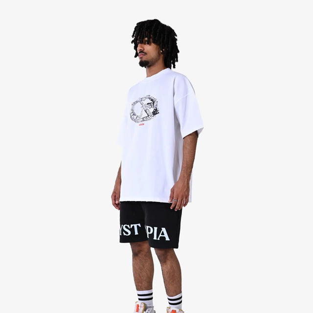 Black "Dystopia Logo" Shorts Dystopia