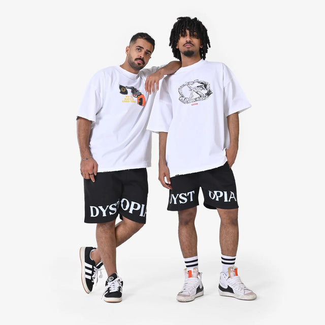 Black "Dystopia Logo" Shorts Dystopia