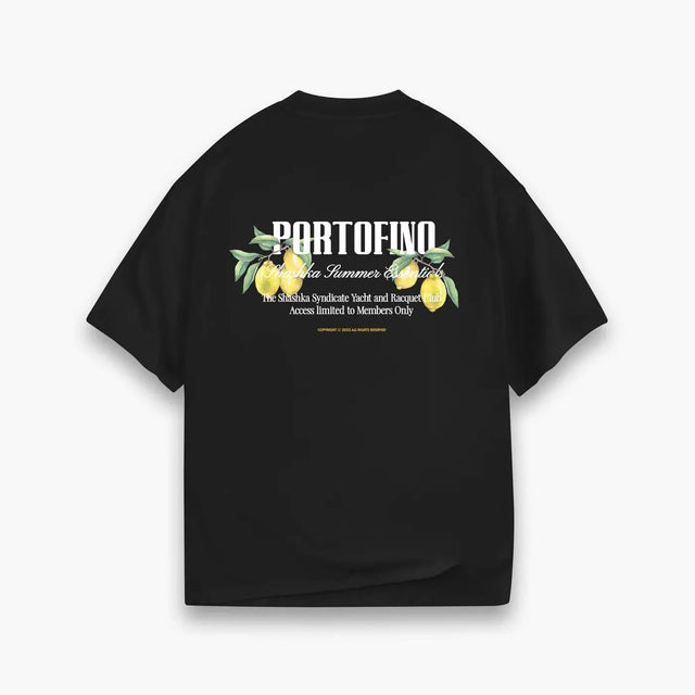 Black "Portofino" T-shirt Shashka