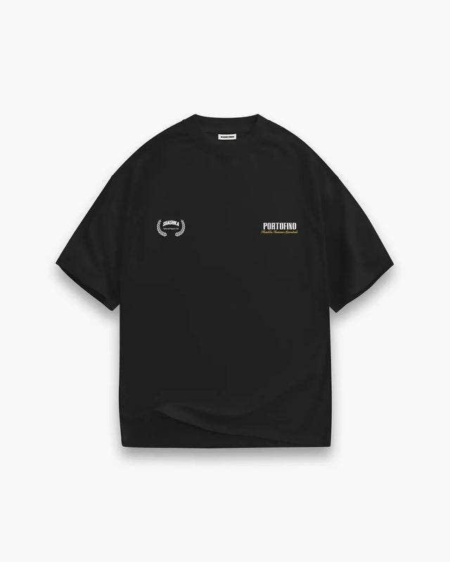 Black "Portofino" T-shirt Shashka