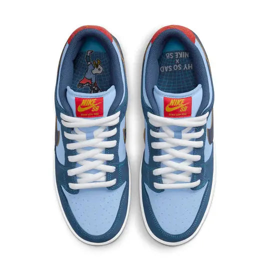 Blue Dunk SB Why So Sad Palette Sneakers