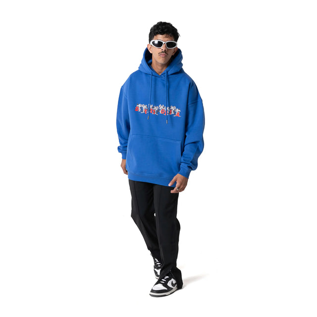 Blue Logo Rat Hoodie Dystopia