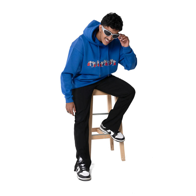 Blue Logo Rat Hoodie Dystopia