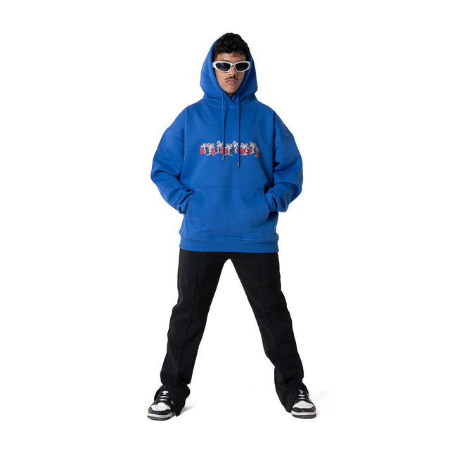 Blue Logo Rat Hoodie Dystopia