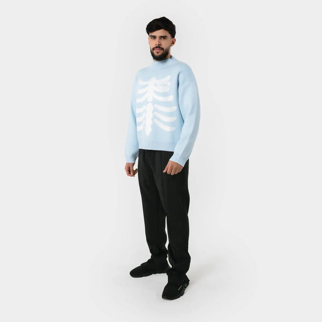 Blue Skeleton Sweater Tribe