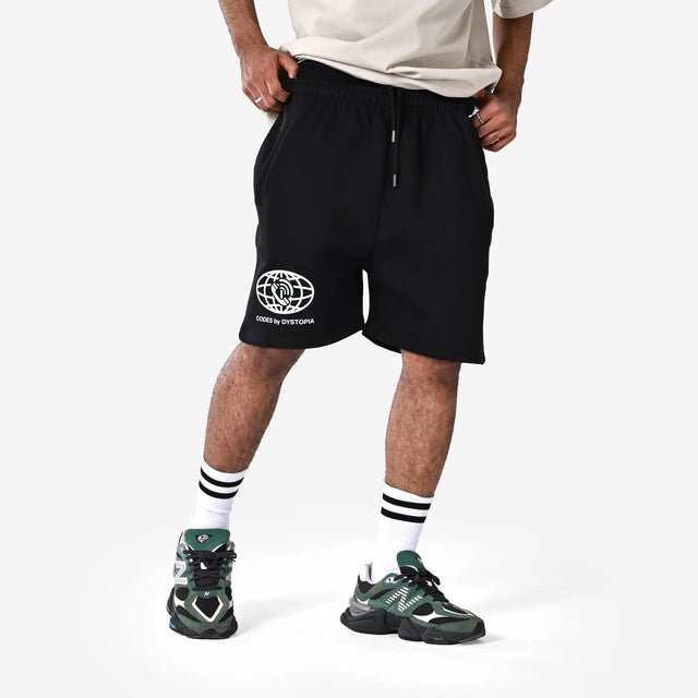 Codes Black Shorts Dystopia