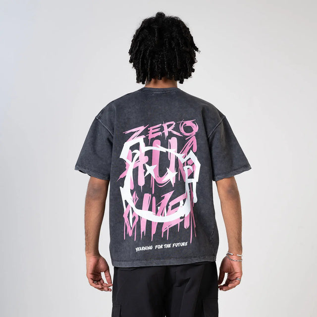 Dim Washed Zero Hugs T-shirt Seemly