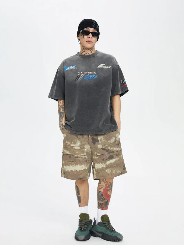 F2CE Washed Gradient T-shirt F2CE