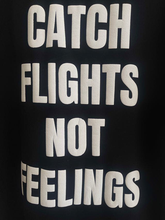 Black Catch Flights T-shirt