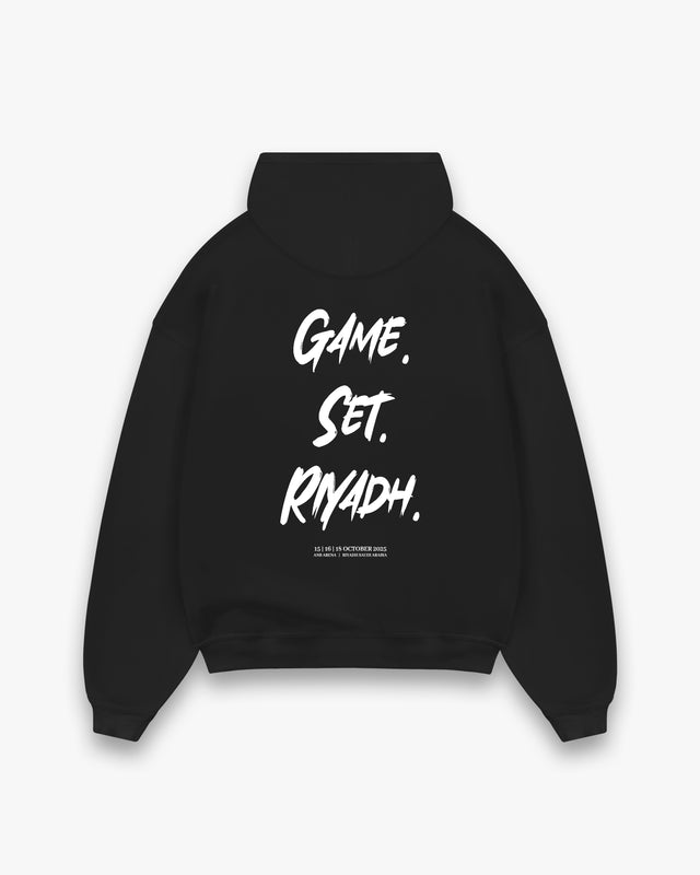 Six Kings Slam Black GAME SET RIYADH Zip Hoodie