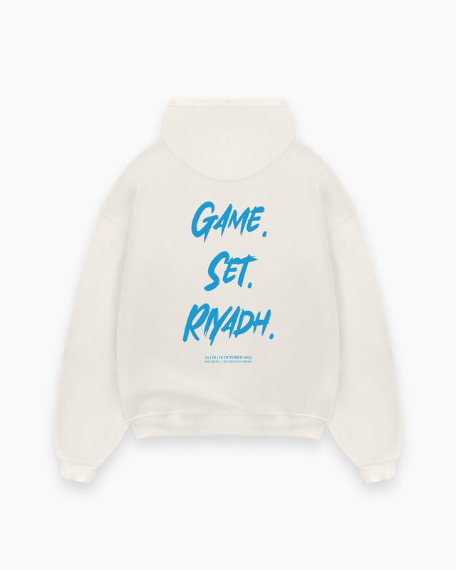 Six Kings Slam Cream GAME SET RIYADH Hoodie