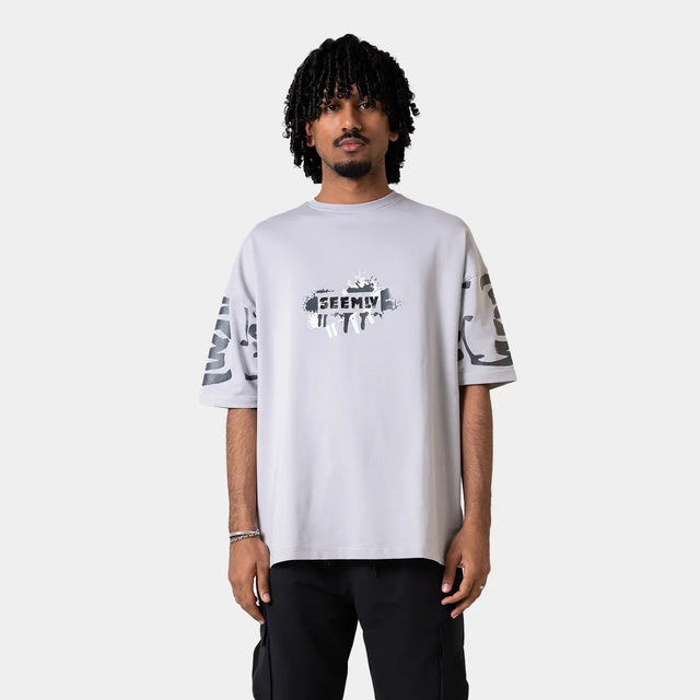 Gray Graffiti T-Shirt Seemly