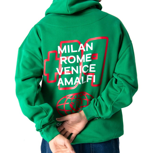 Green "Code +39" Hoodie Dystopia