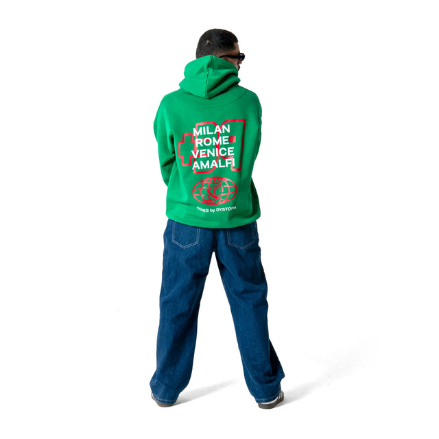 Green "Code +39" Hoodie Dystopia