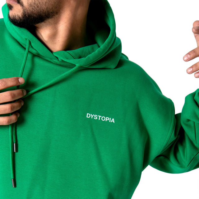 Green "Code +39" Hoodie Dystopia