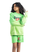 GREEN BAD GRADIENT SHORT – KIDS badcompany12