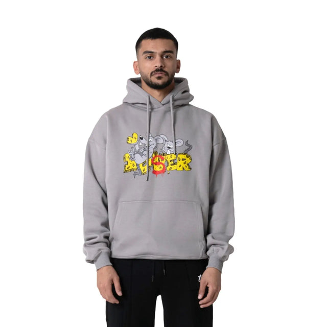 Grey Loser Lover Hoodie Dystopia