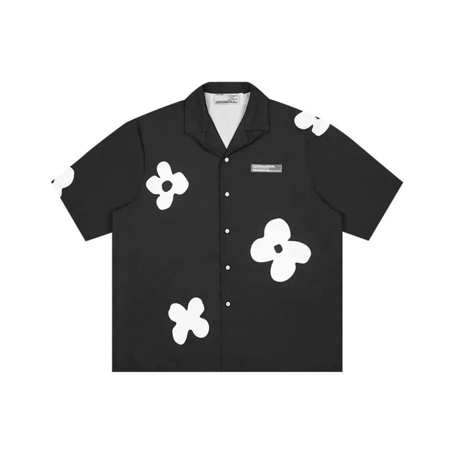 H&C Black Floral Shirt Harsh & Cruel