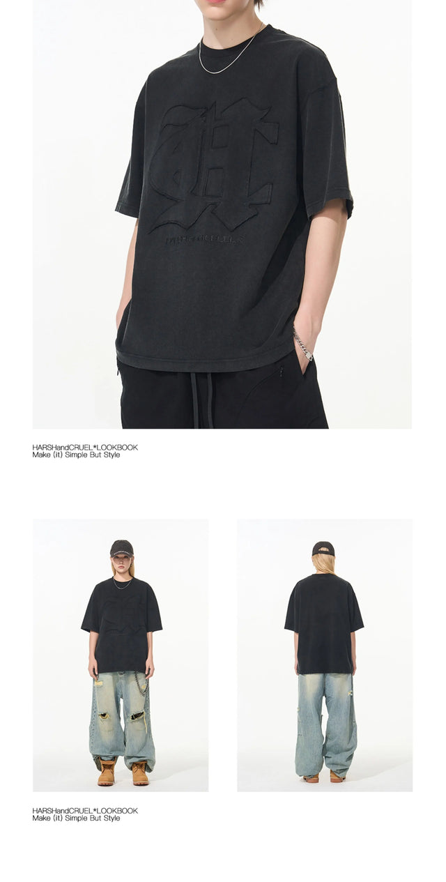 H&C Black Logo T-shirt Harsh & Cruel