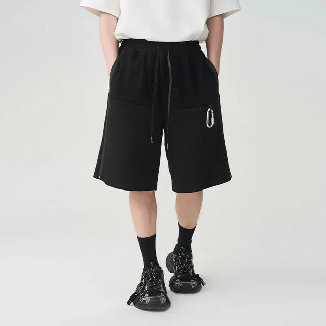 H&C Black Shorts with Hook Harsh & Cruel