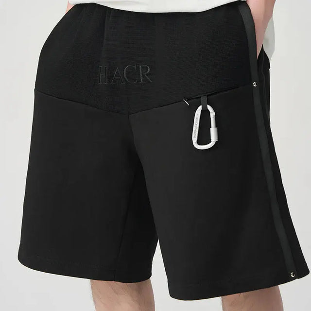 H&C Black Shorts with Hook Harsh & Cruel