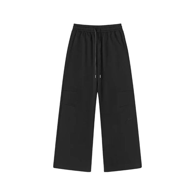 H&C Black Wide Sweatpants Harsh & Cruel