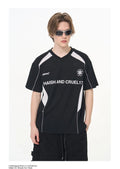 H&C Black & White Logo Football Jersey Harsh & Cruel
