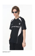 H&C Black & White Logo Football Jersey Harsh & Cruel