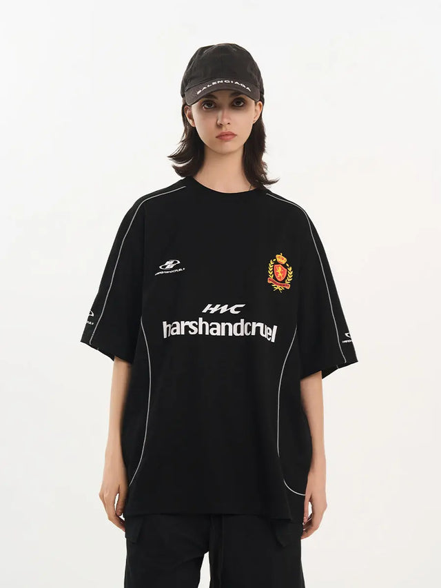 H&C Black #7 Football Jersey Harsh & Cruel