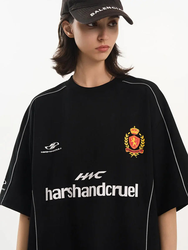 H&C Black #7 Football Jersey Harsh & Cruel