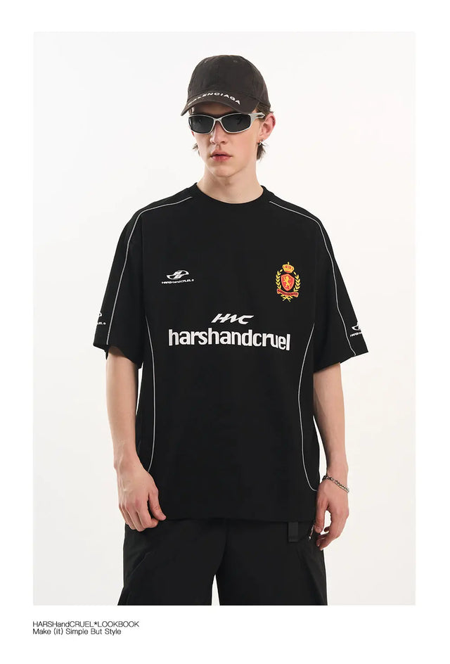 H&C Black #7 Football Jersey Harsh & Cruel