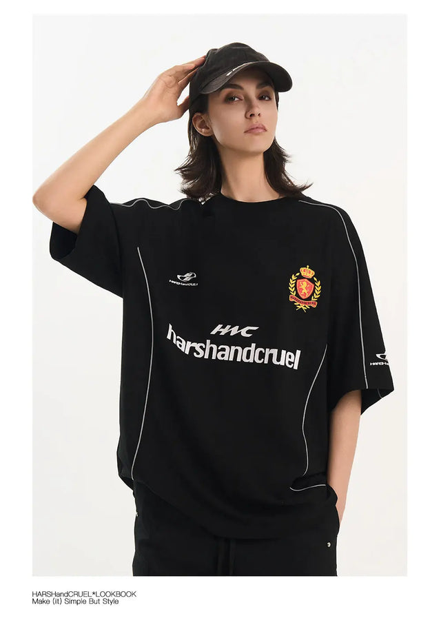 H&C Black #7 Football Jersey Harsh & Cruel